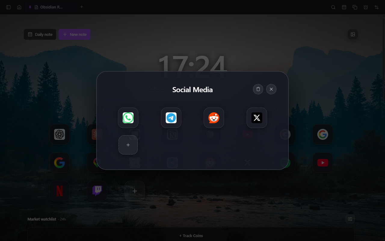 Fluid Squircle App Launcher with folders